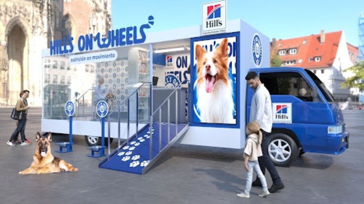 móvil diseñada para acercar la nutrición Hill’s