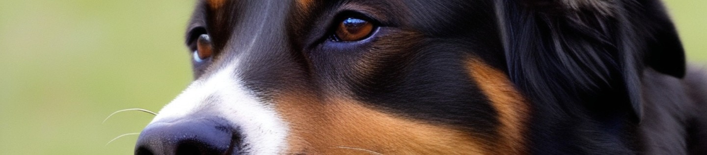 Bernese Mountain Dog portrait