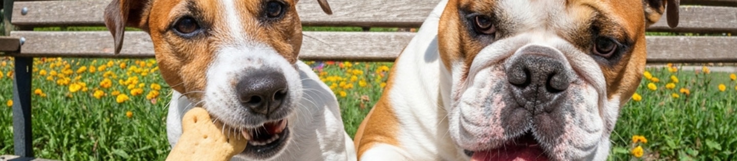 Perro acostado en el césped al aire libre