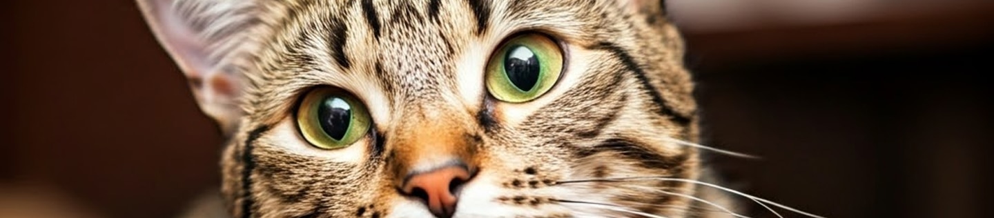 Gato mirando al frente