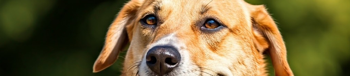 Perro acostado en el césped al aire libre