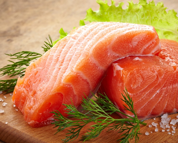 Salmón como ingrediente del alimento para mascotas HIll's