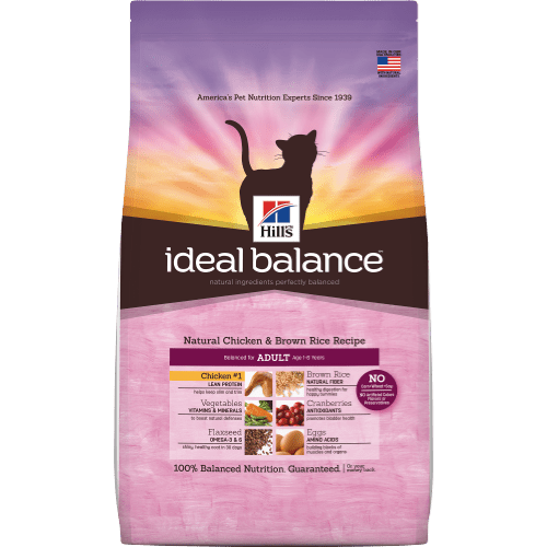 Ingredientes naturales balanceados a la perfección para gatos adultos